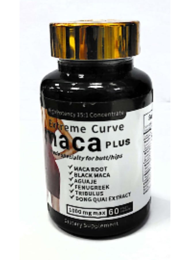 Extreme Curve Maca Plus – 60 Capsules | Dietary Supplement - Image 3